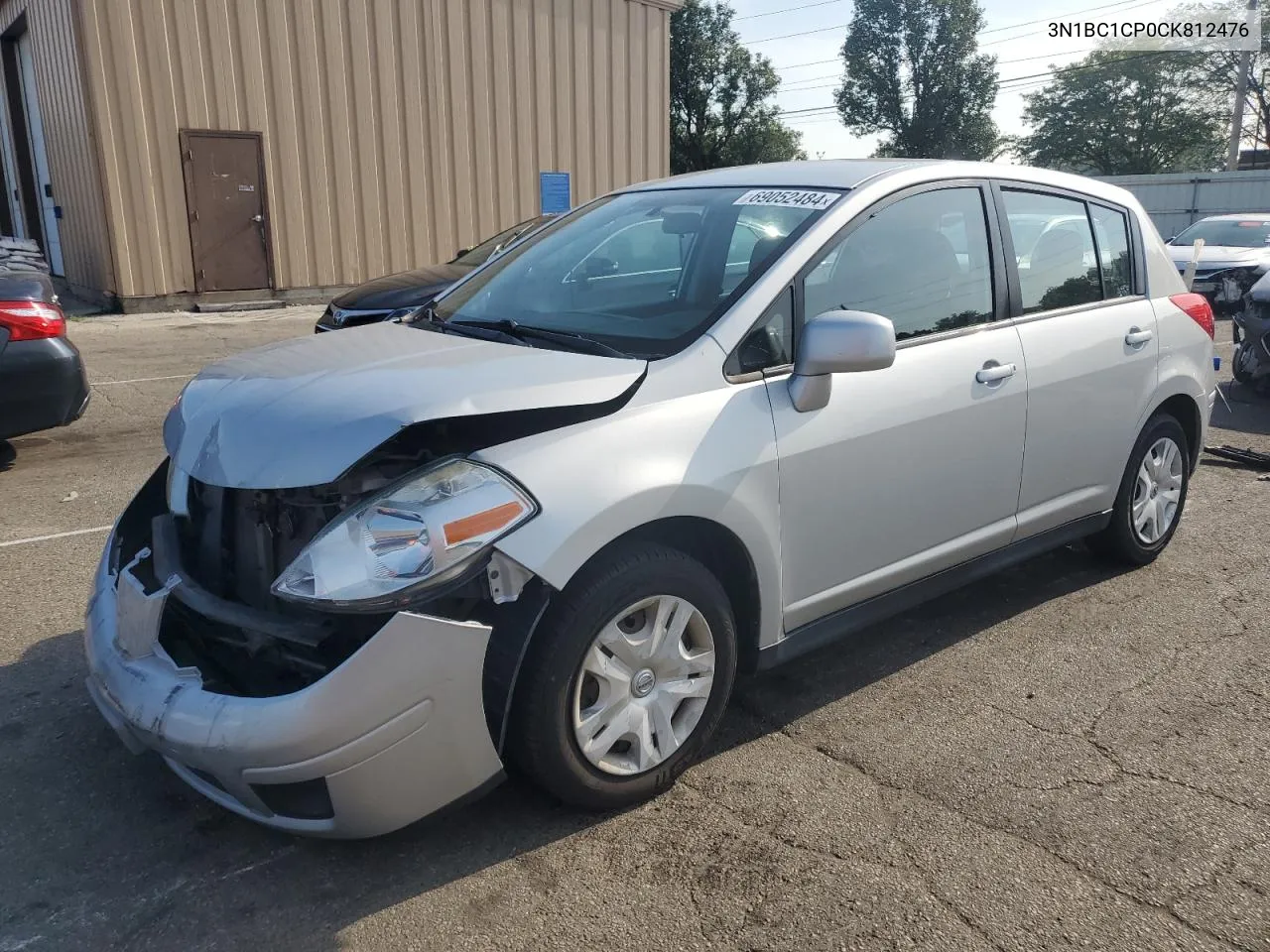 2012 Nissan Versa S VIN: 3N1BC1CP0CK812476 Lot: 69052484