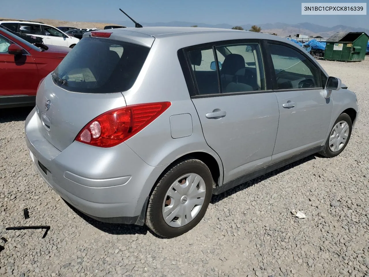 2012 Nissan Versa S VIN: 3N1BC1CPXCK816339 Lot: 69787664