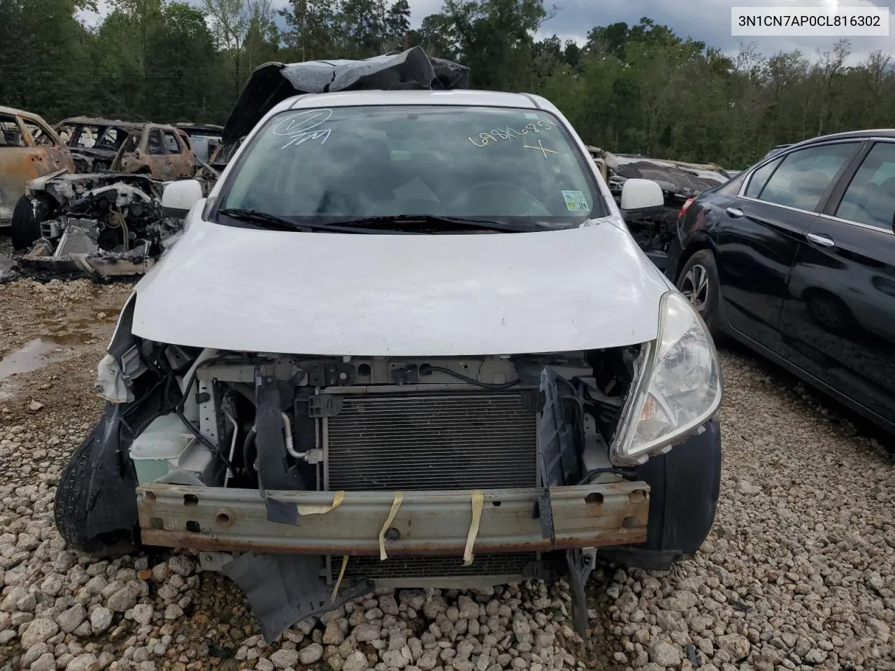 2012 Nissan Versa S VIN: 3N1CN7AP0CL816302 Lot: 69816854