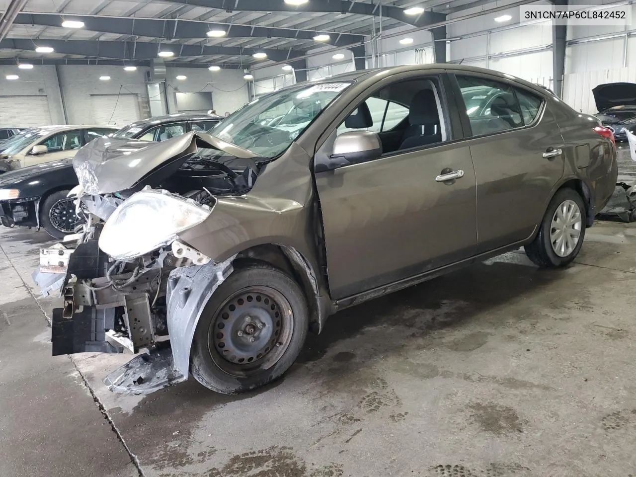 2012 Nissan Versa S VIN: 3N1CN7AP6CL842452 Lot: 70524444