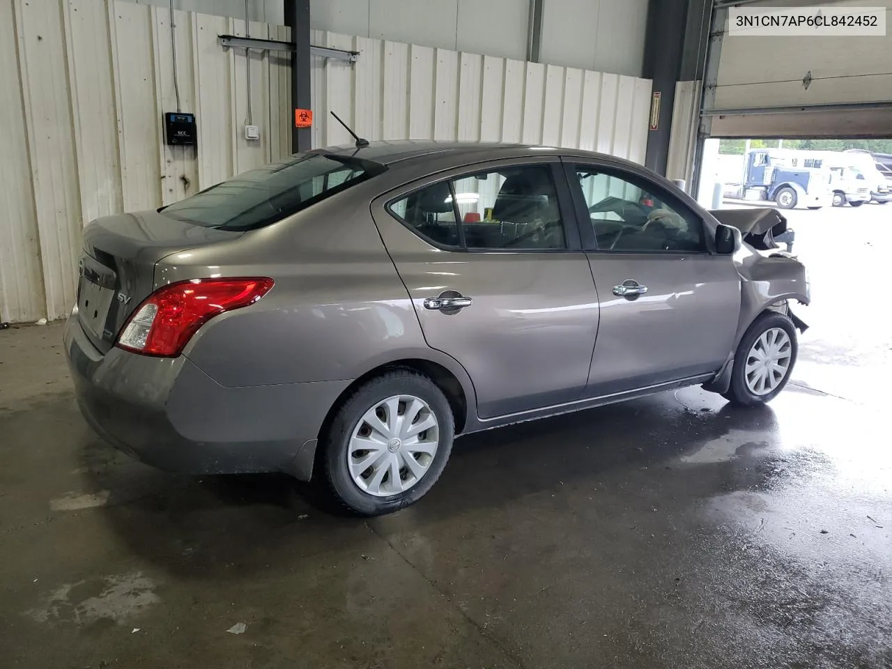 2012 Nissan Versa S VIN: 3N1CN7AP6CL842452 Lot: 70524444