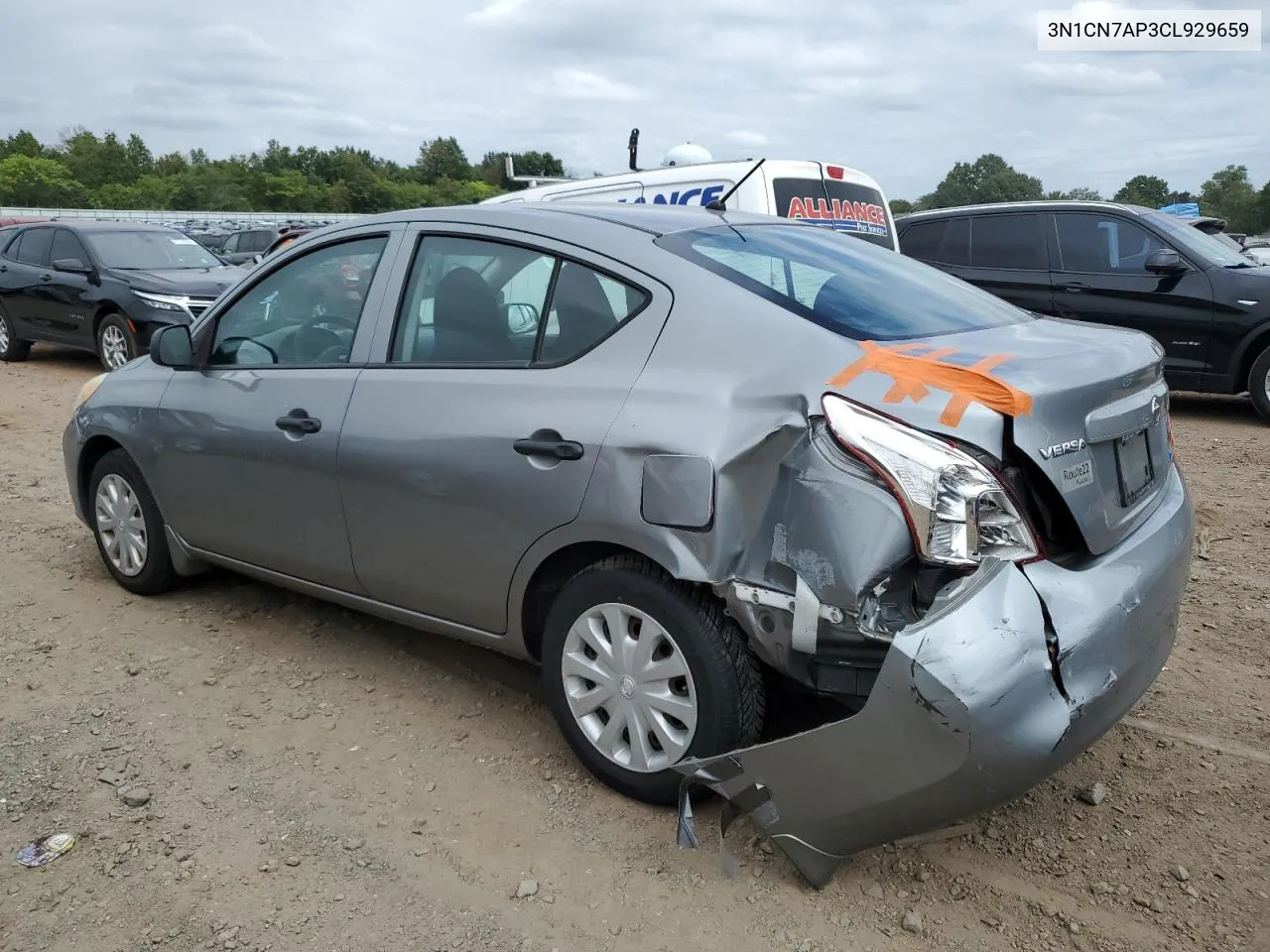 2012 Nissan Versa S VIN: 3N1CN7AP3CL929659 Lot: 70589364