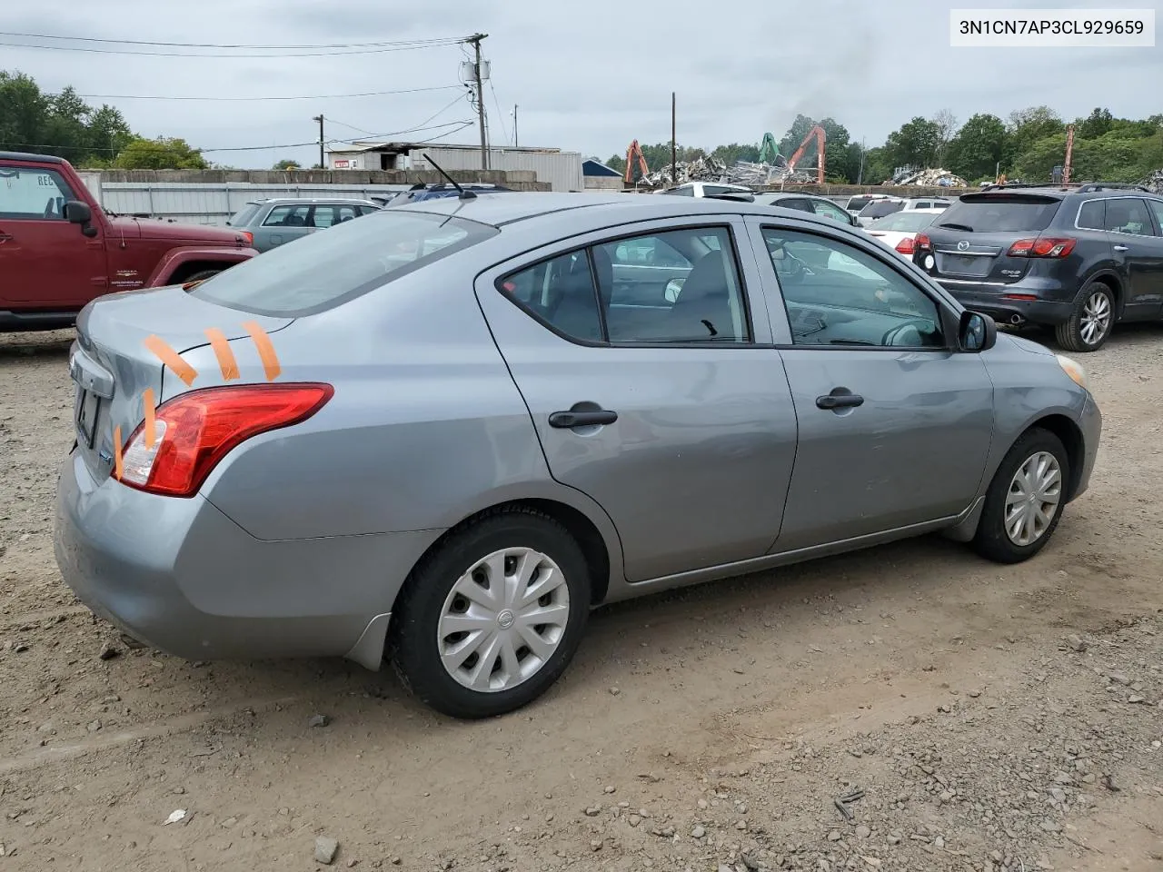 2012 Nissan Versa S VIN: 3N1CN7AP3CL929659 Lot: 70589364