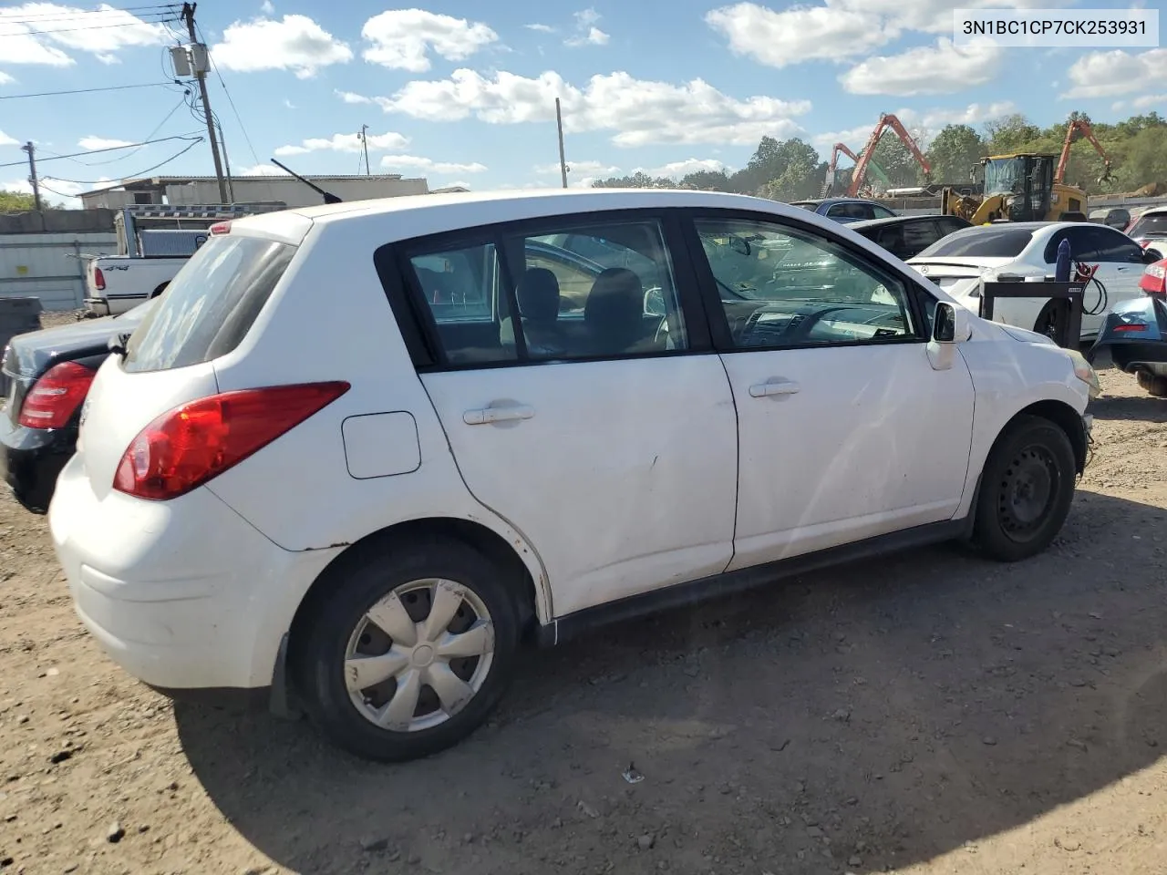 2012 Nissan Versa S VIN: 3N1BC1CP7CK253931 Lot: 70600874