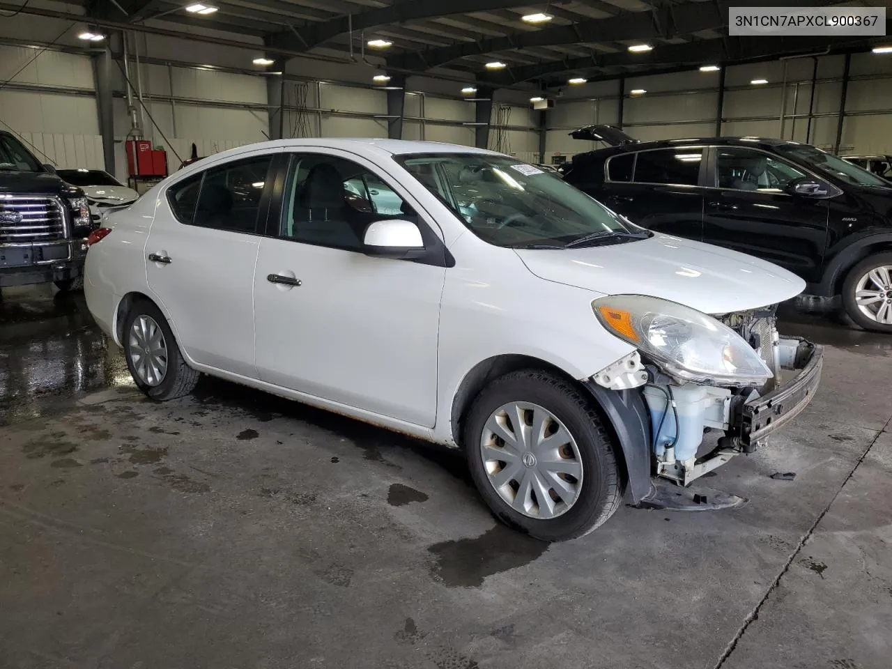 2012 Nissan Versa S VIN: 3N1CN7APXCL900367 Lot: 71282134