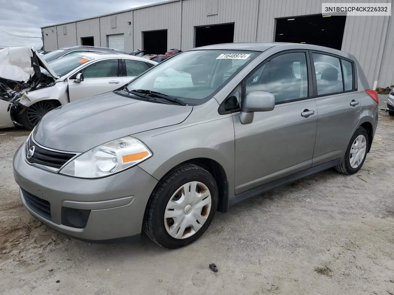 2012 Nissan Versa S VIN: 3N1BC1CP4CK226332 Lot: 71648974