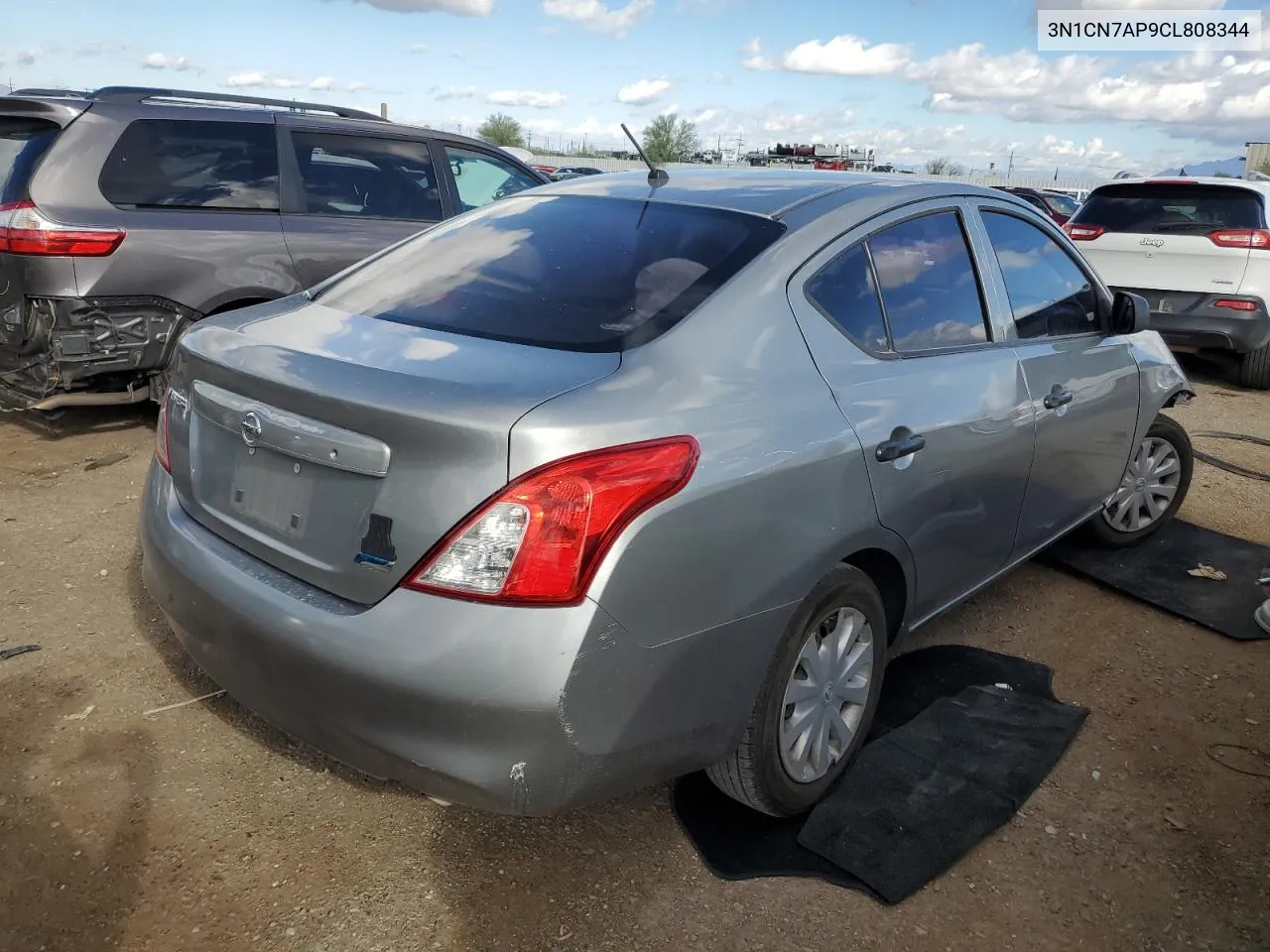 2012 Nissan Versa S VIN: 3N1CN7AP9CL808344 Lot: 71943844