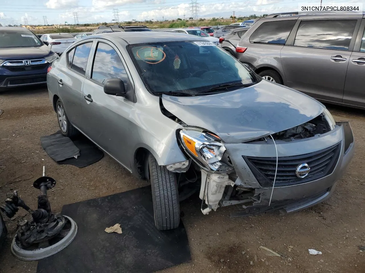 2012 Nissan Versa S VIN: 3N1CN7AP9CL808344 Lot: 71943844