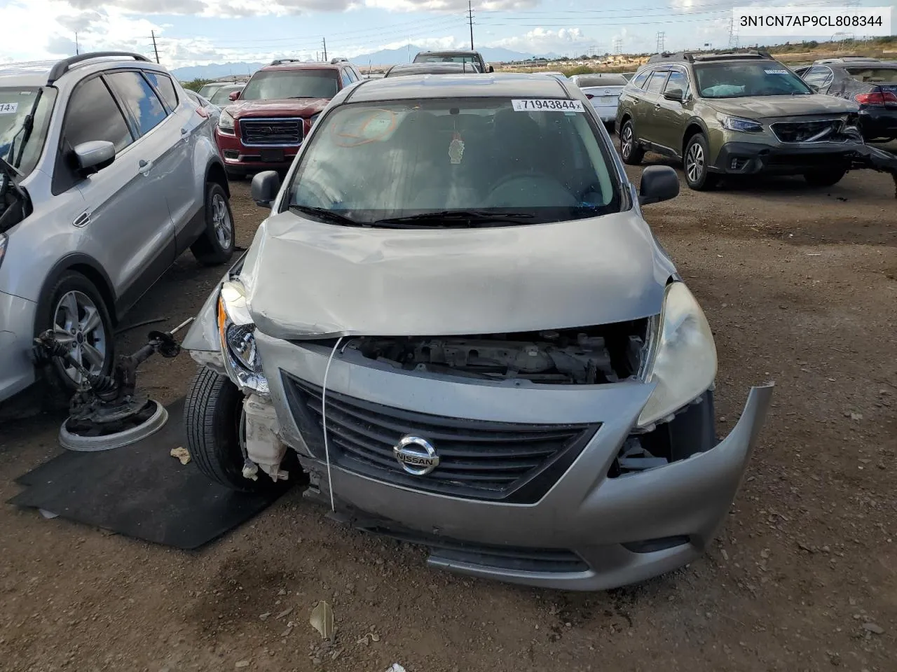 2012 Nissan Versa S VIN: 3N1CN7AP9CL808344 Lot: 71943844