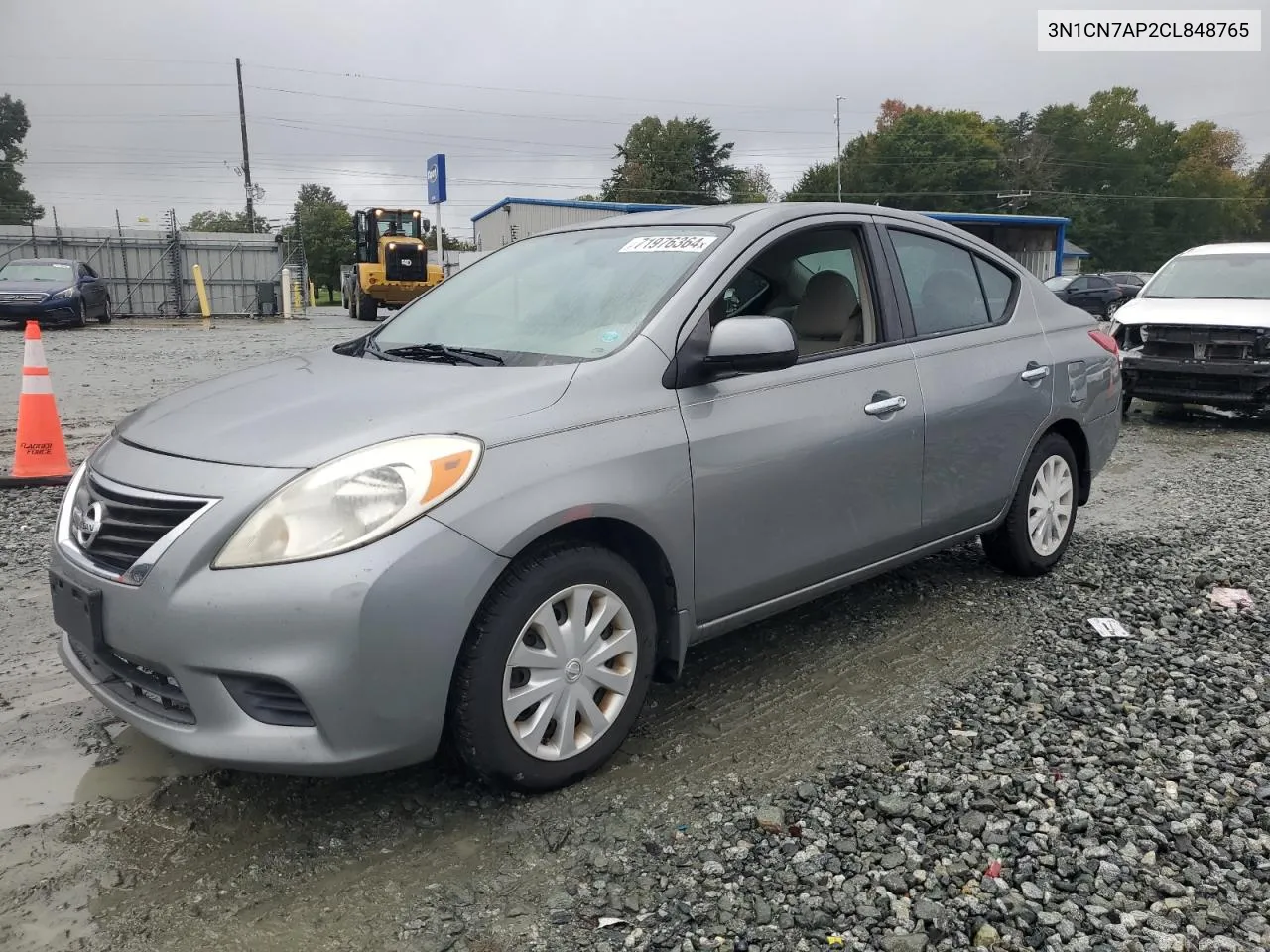 2012 Nissan Versa S VIN: 3N1CN7AP2CL848765 Lot: 71976364