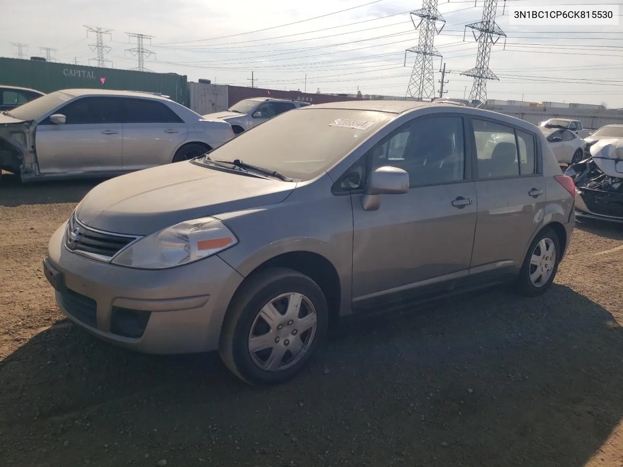 2012 Nissan Versa S VIN: 3N1BC1CP6CK815530 Lot: 72055844