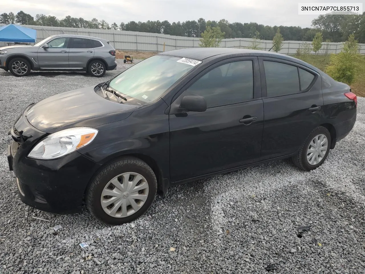 2012 Nissan Versa S VIN: 3N1CN7AP7CL855713 Lot: 72059414