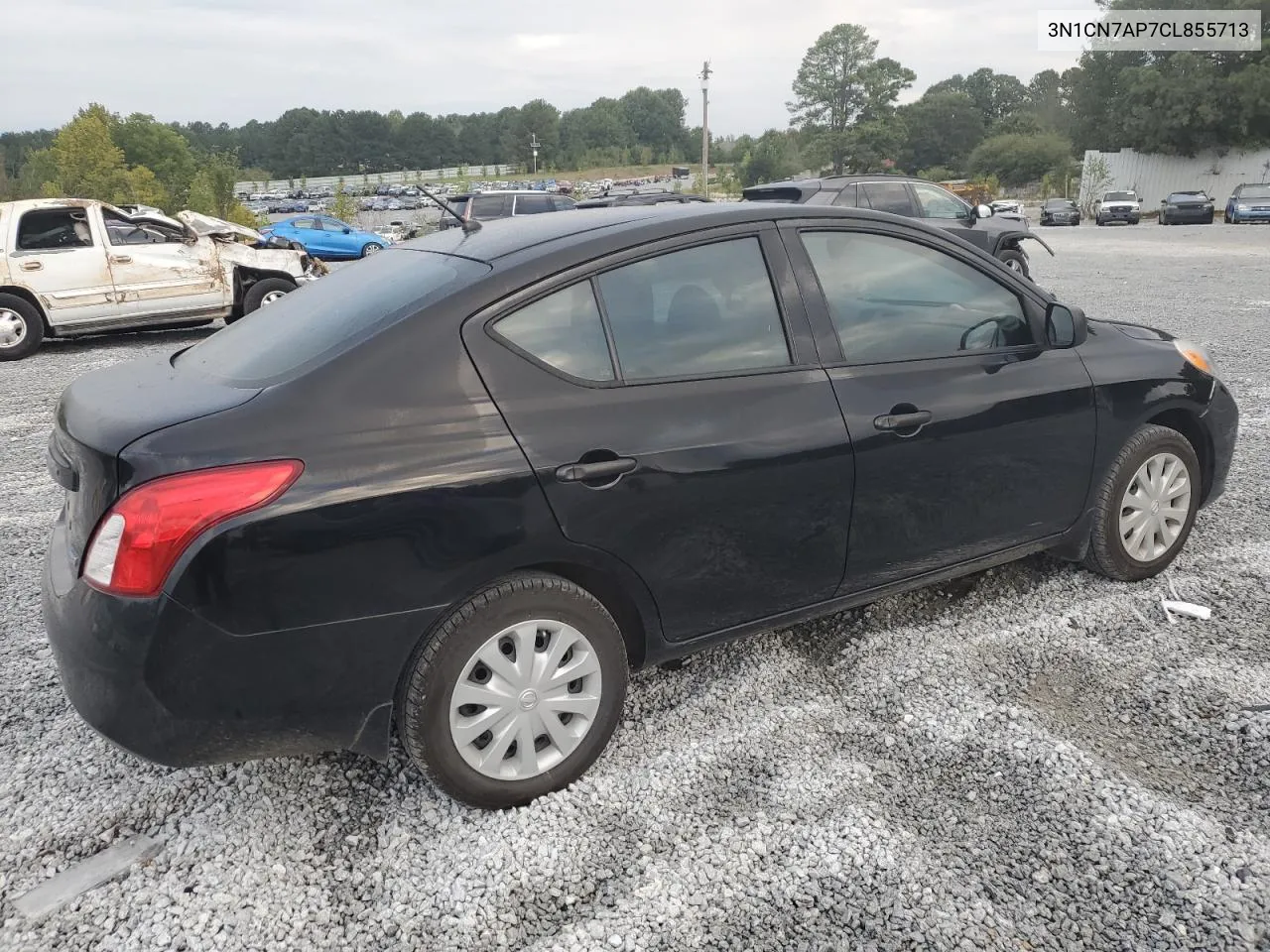 2012 Nissan Versa S VIN: 3N1CN7AP7CL855713 Lot: 72059414