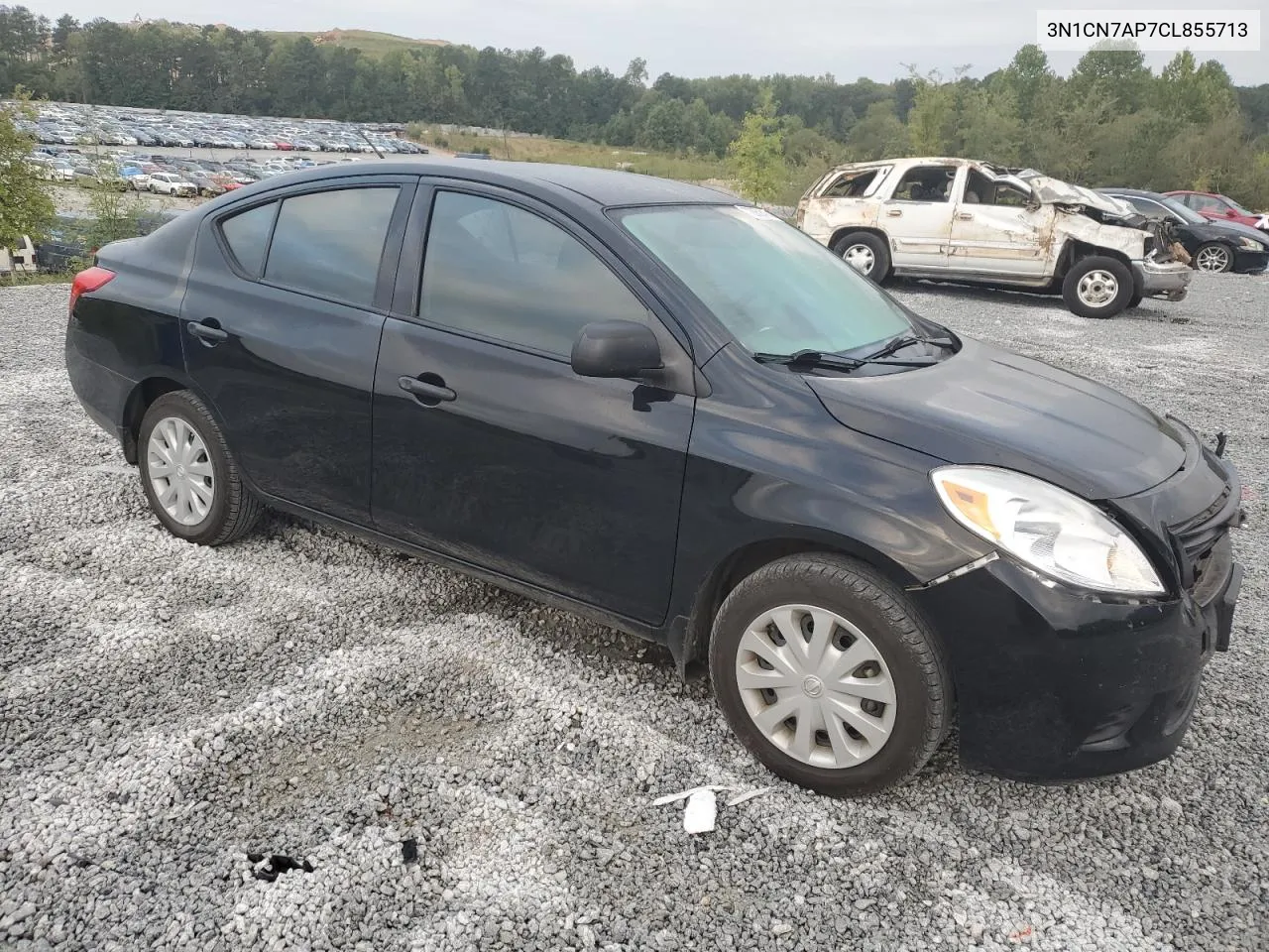 2012 Nissan Versa S VIN: 3N1CN7AP7CL855713 Lot: 72059414