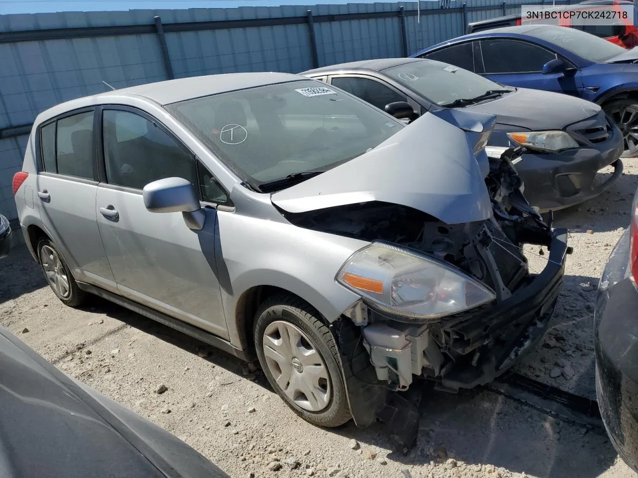 2012 Nissan Versa S VIN: 3N1BC1CP7CK242718 Lot: 73562394