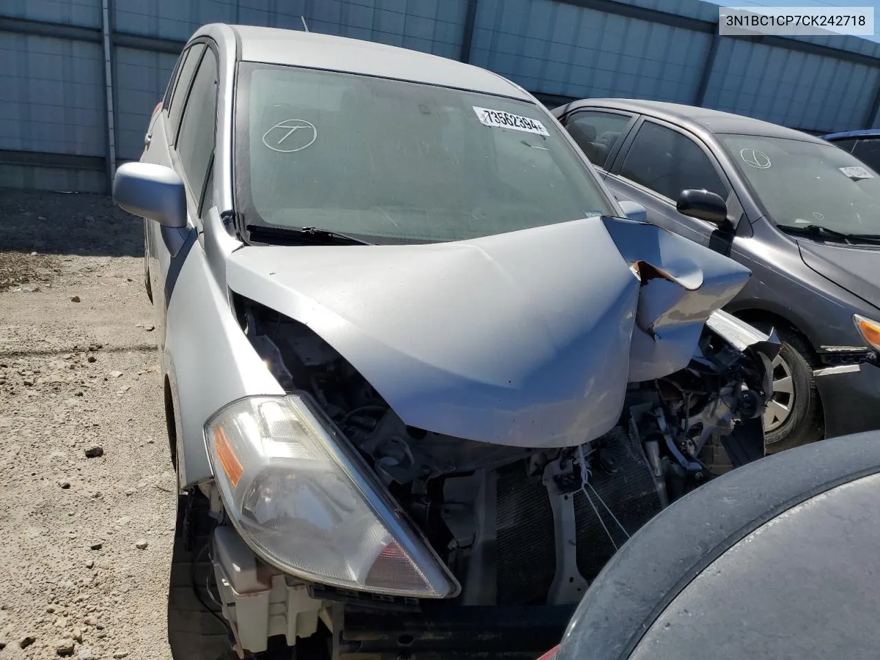 2012 Nissan Versa S VIN: 3N1BC1CP7CK242718 Lot: 73562394