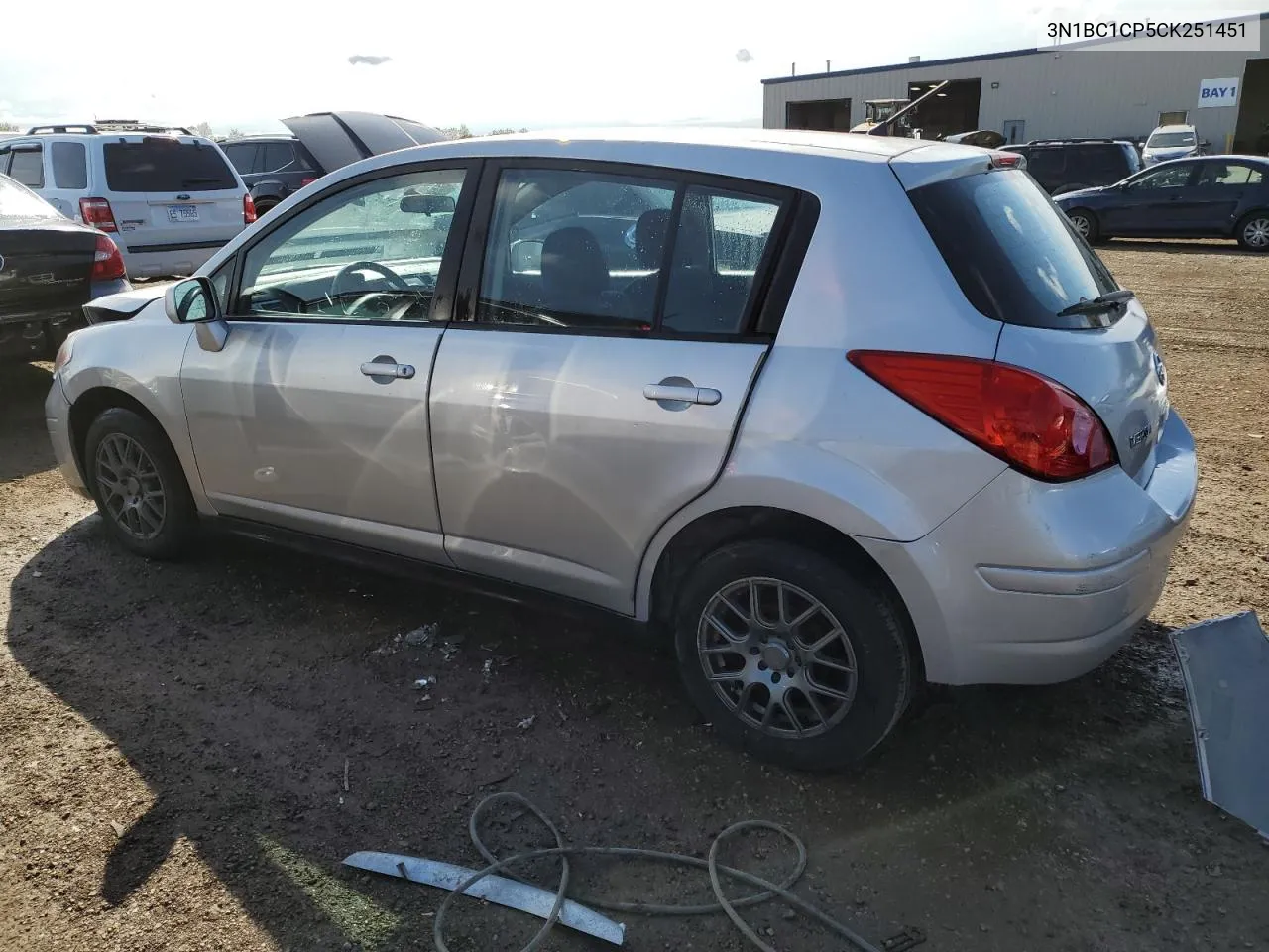 2012 Nissan Versa S VIN: 3N1BC1CP5CK251451 Lot: 73992714