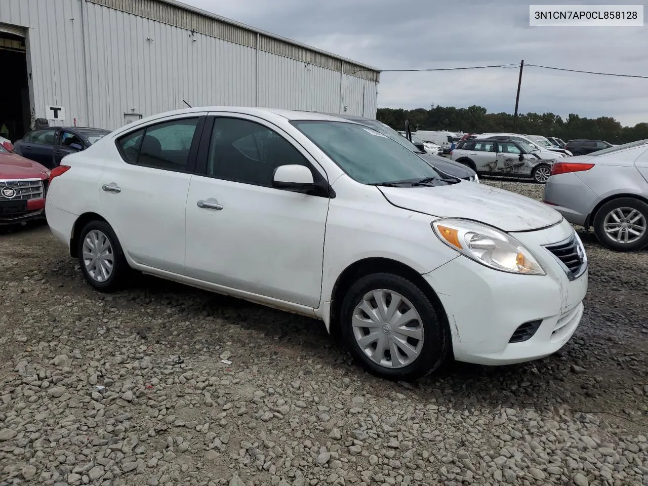 2012 Nissan Versa S VIN: 3N1CN7AP0CL858128 Lot: 74209404