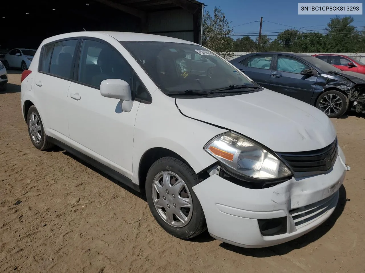 2012 Nissan Versa S VIN: 3N1BC1CP8CK813293 Lot: 75046574