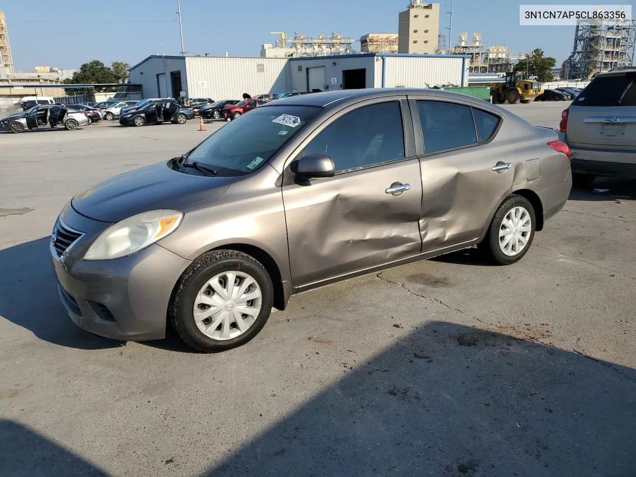 2012 Nissan Versa S VIN: 3N1CN7AP5CL863356 Lot: 75415794