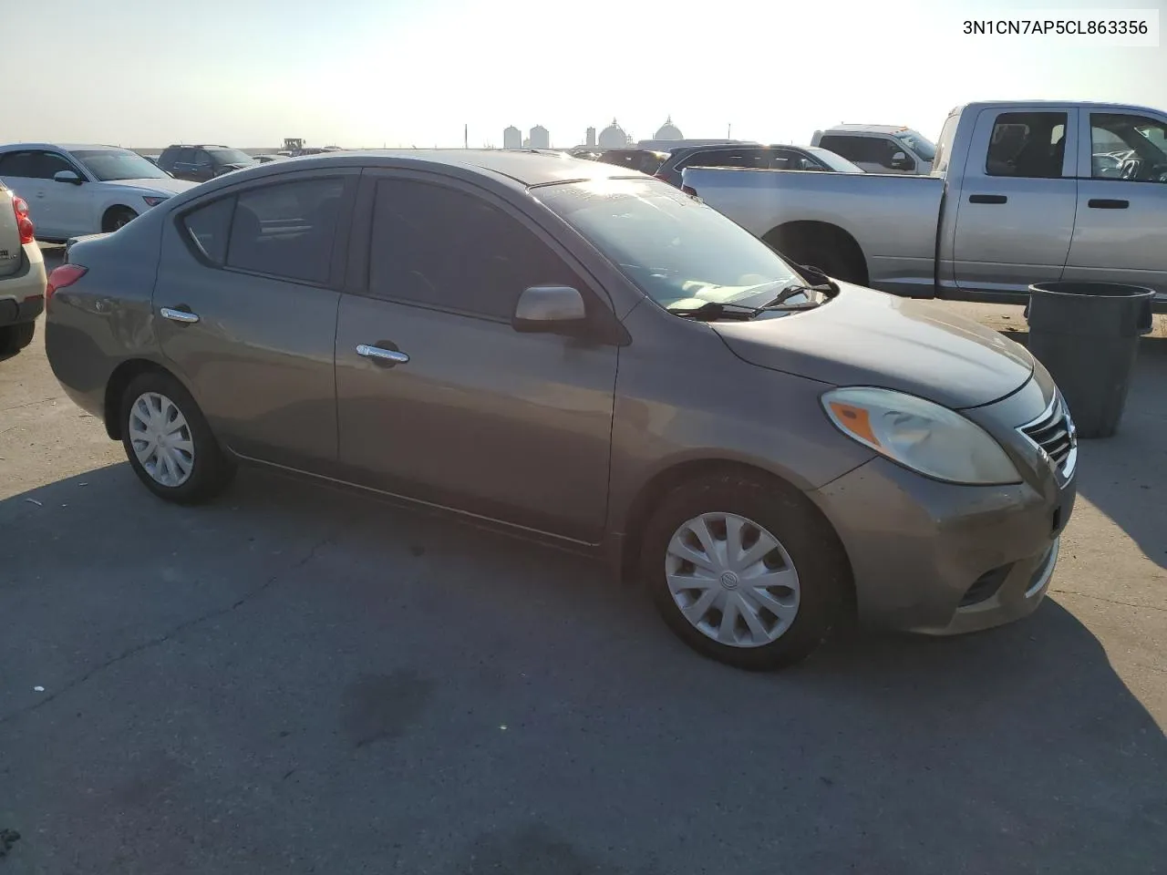 2012 Nissan Versa S VIN: 3N1CN7AP5CL863356 Lot: 75415794