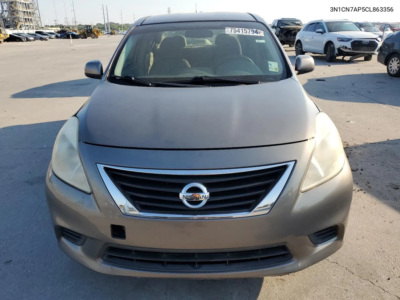 2012 Nissan Versa S VIN: 3N1CN7AP5CL863356 Lot: 75415794