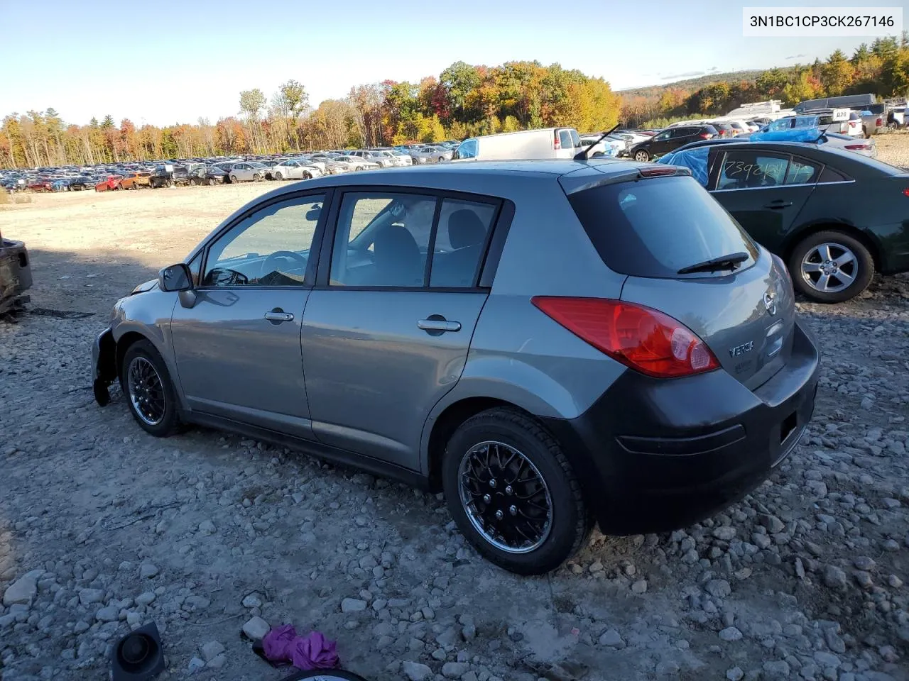 2012 Nissan Versa S VIN: 3N1BC1CP3CK267146 Lot: 75495514