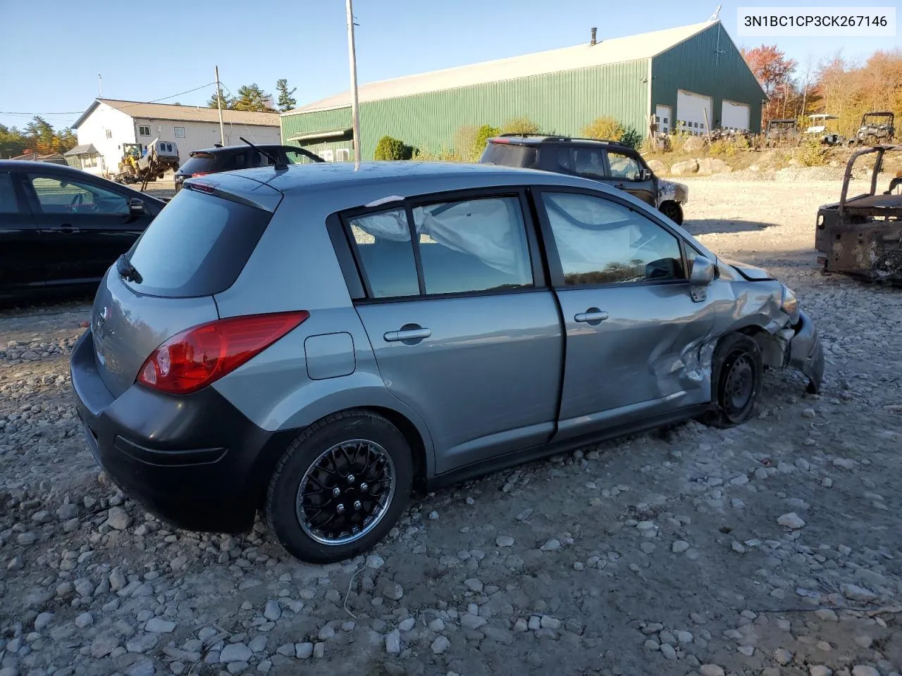 2012 Nissan Versa S VIN: 3N1BC1CP3CK267146 Lot: 75495514