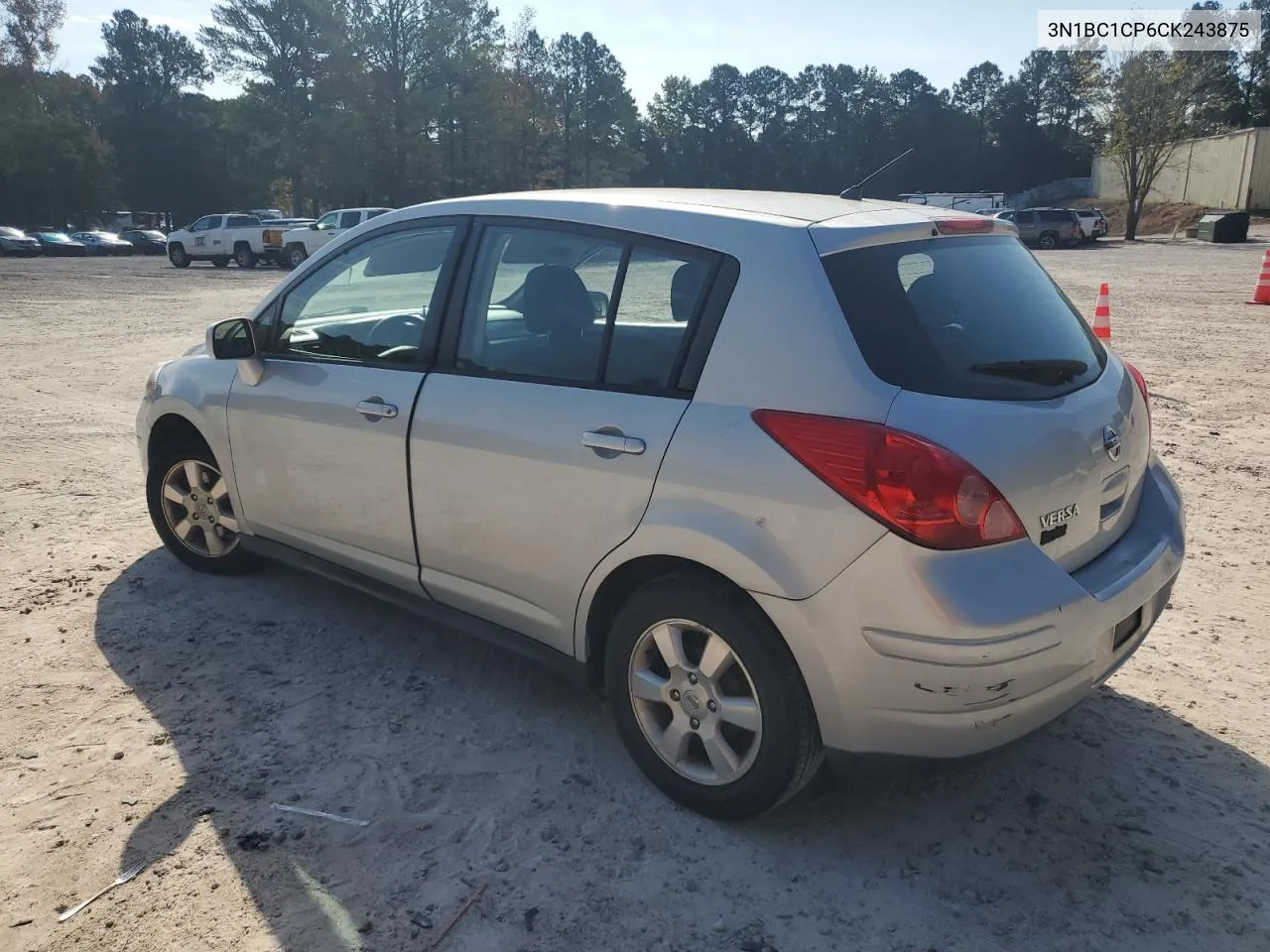 2012 Nissan Versa S VIN: 3N1BC1CP6CK243875 Lot: 76088944