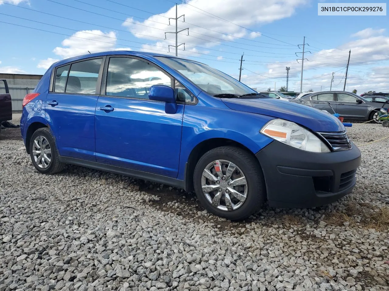 2012 Nissan Versa S VIN: 3N1BC1CP0CK299276 Lot: 76104214