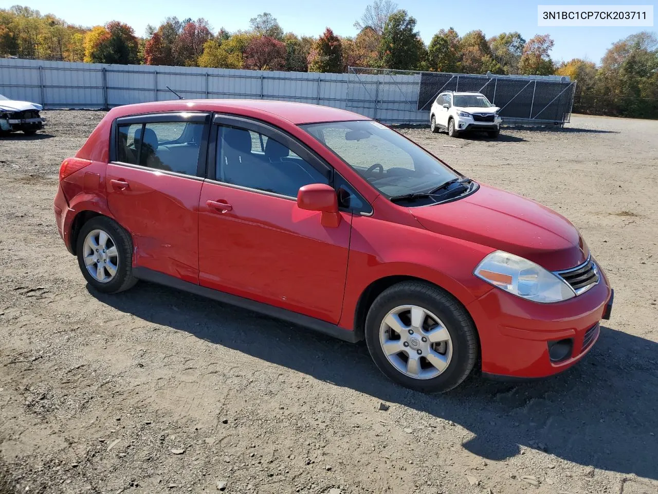 2012 Nissan Versa S VIN: 3N1BC1CP7CK203711 Lot: 76243874