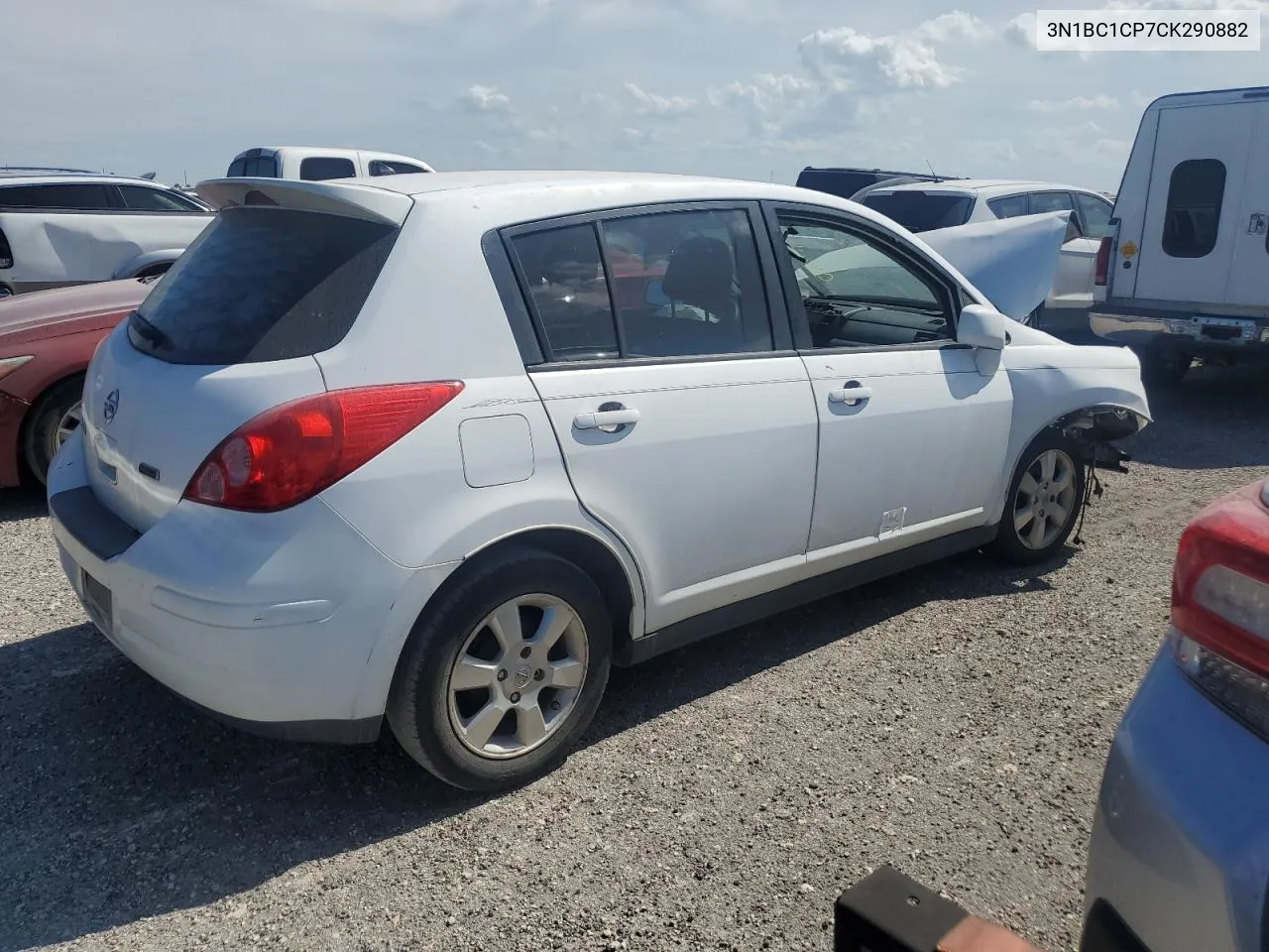 2012 Nissan Versa S VIN: 3N1BC1CP7CK290882 Lot: 76248904