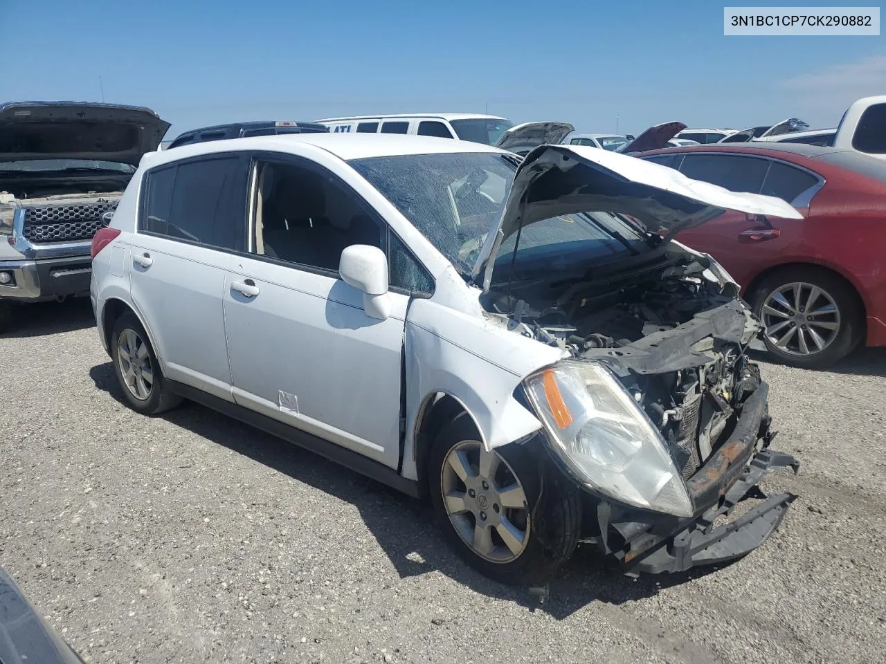 2012 Nissan Versa S VIN: 3N1BC1CP7CK290882 Lot: 76248904