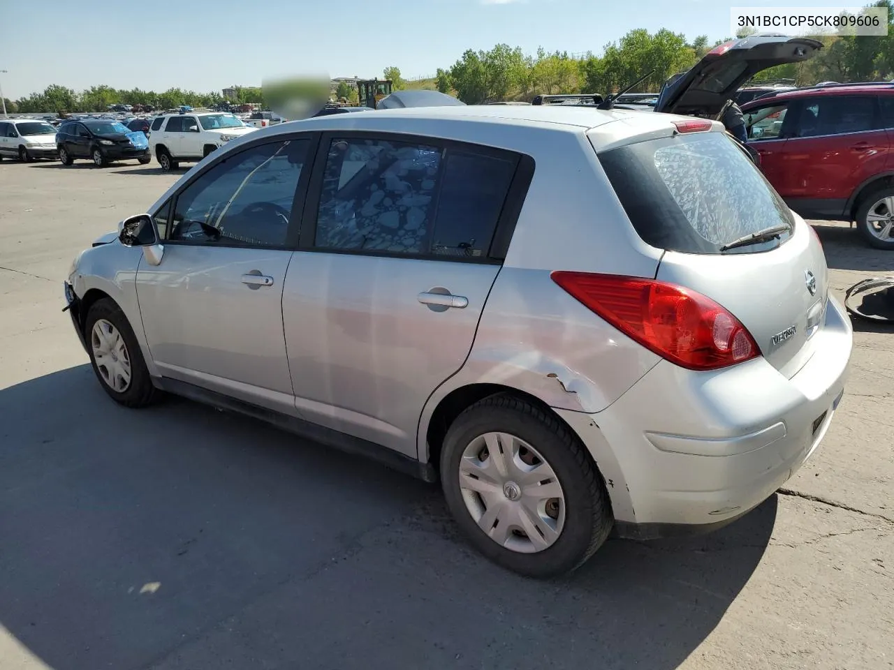 2012 Nissan Versa S VIN: 3N1BC1CP5CK809606 Lot: 76260864