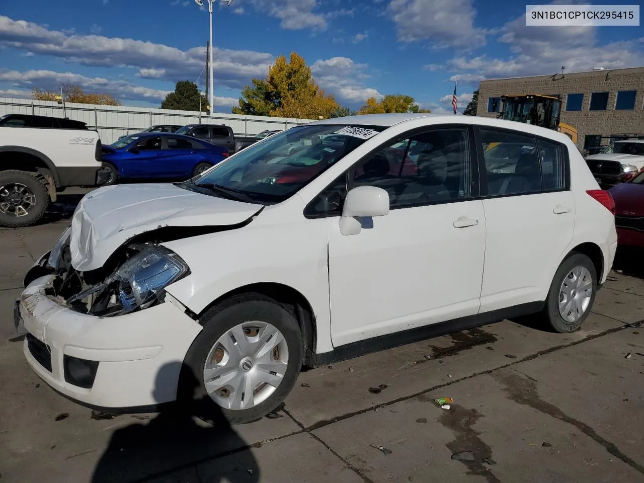 2012 Nissan Versa S VIN: 3N1BC1CP1CK295415 Lot: 77256974