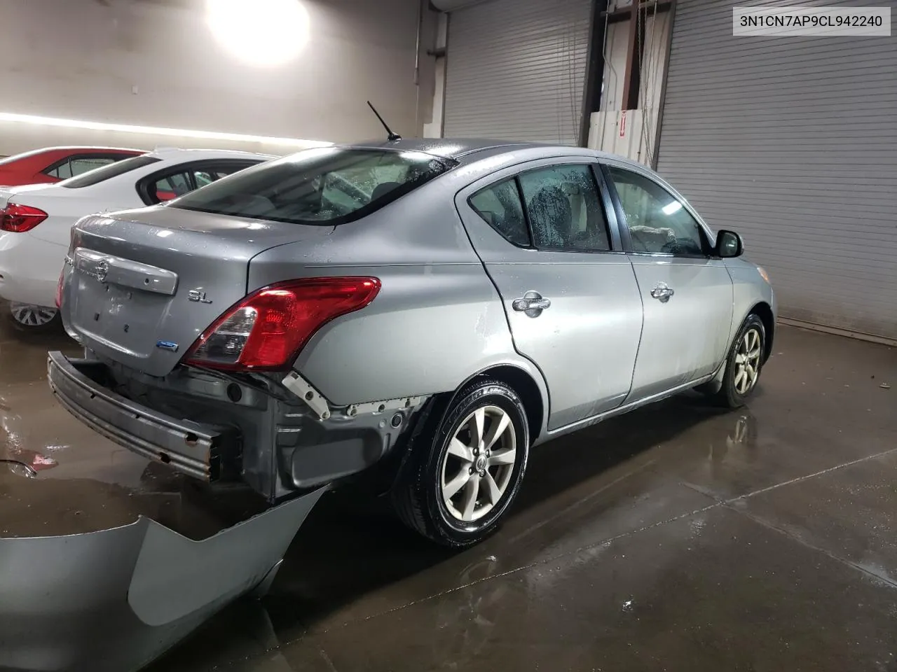 2012 Nissan Versa S VIN: 3N1CN7AP9CL942240 Lot: 77263814