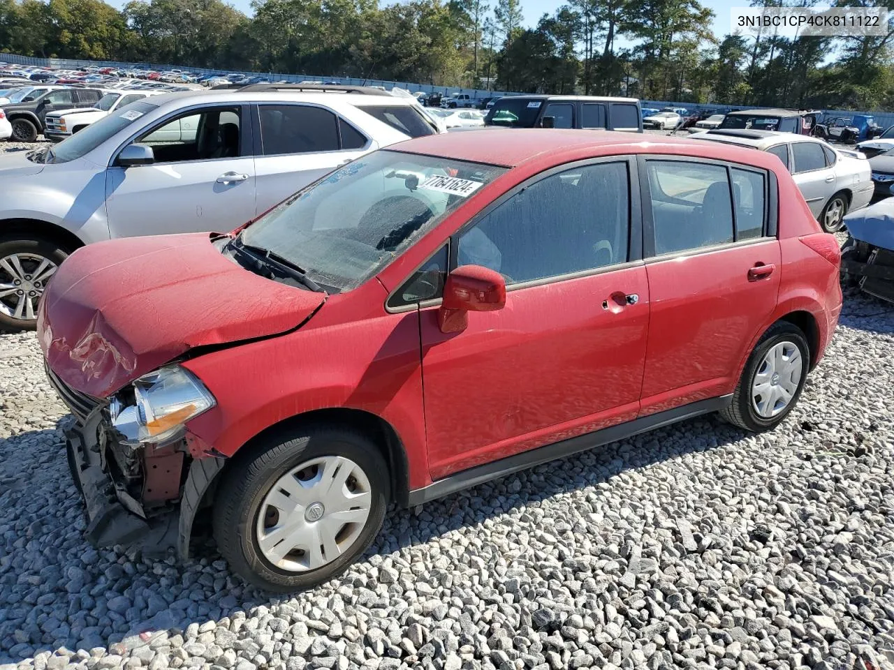 2012 Nissan Versa S VIN: 3N1BC1CP4CK811122 Lot: 77641624