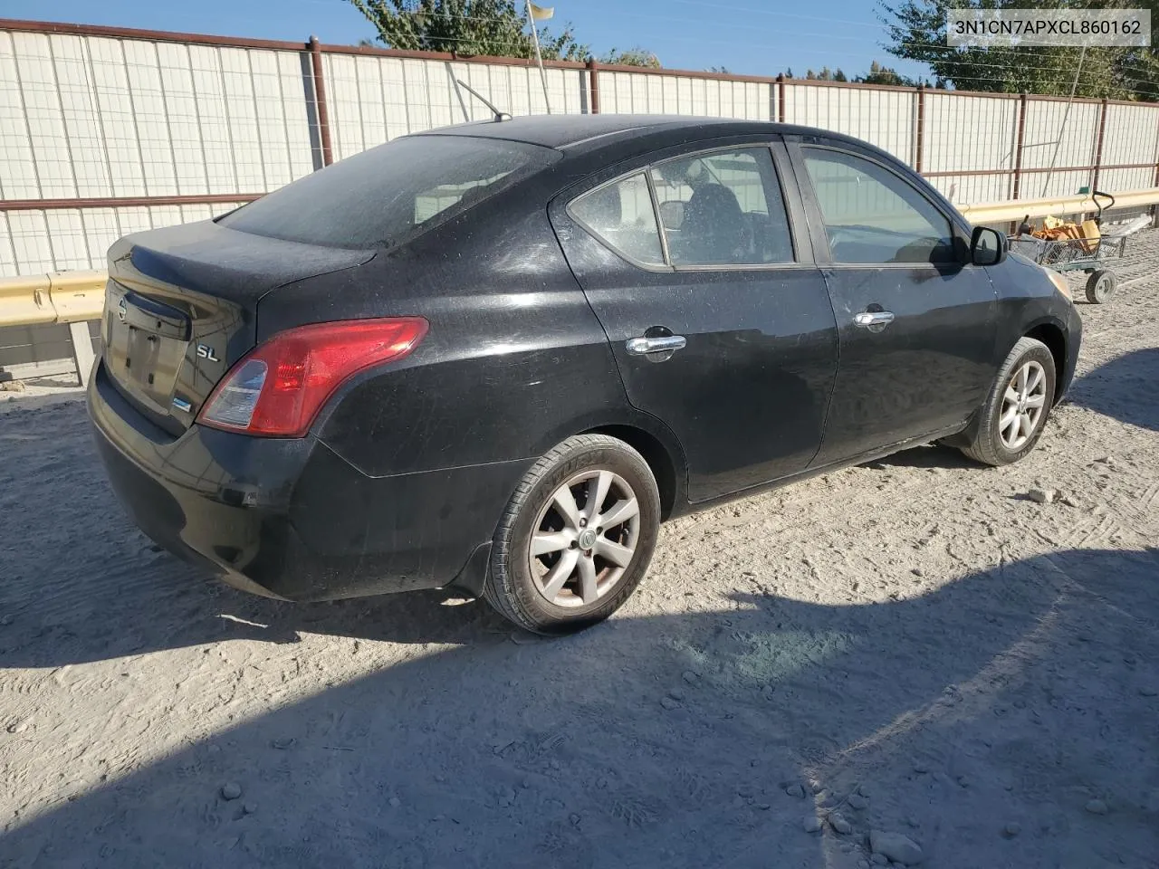 2012 Nissan Versa S VIN: 3N1CN7APXCL860162 Lot: 77846904