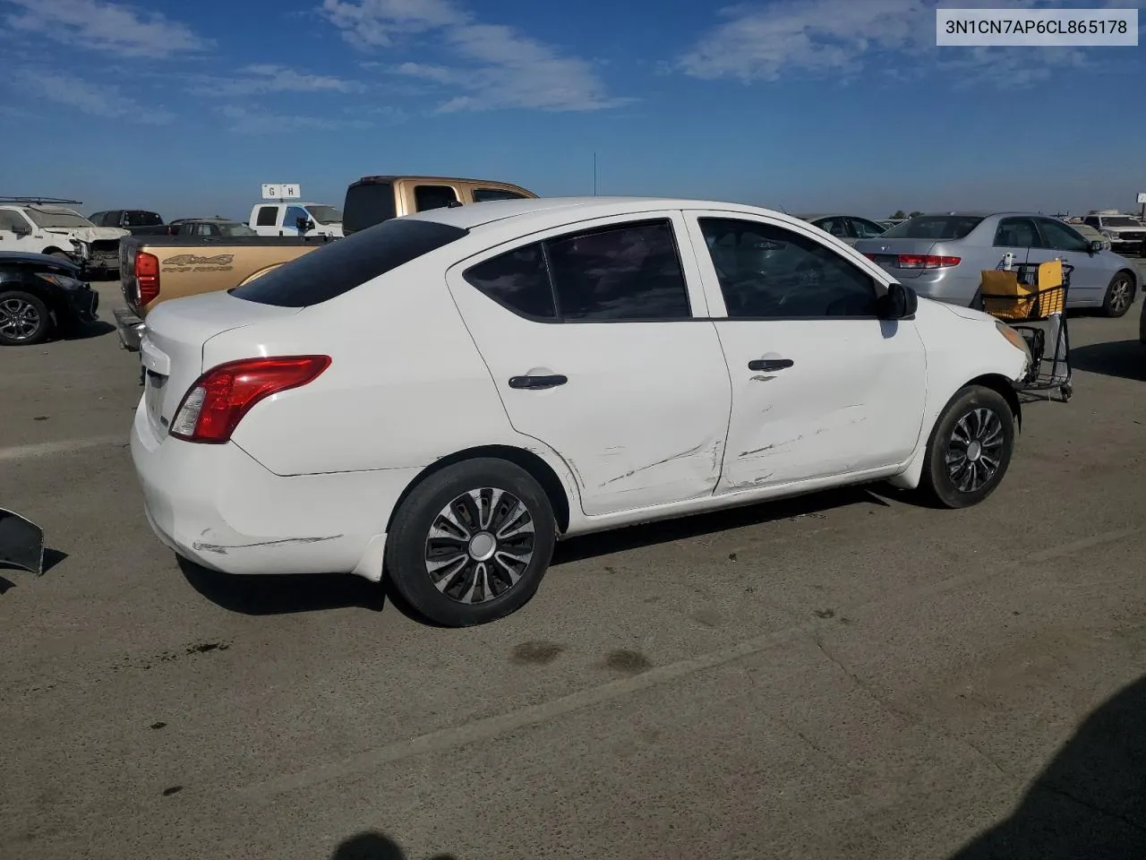 2012 Nissan Versa S VIN: 3N1CN7AP6CL865178 Lot: 78013324