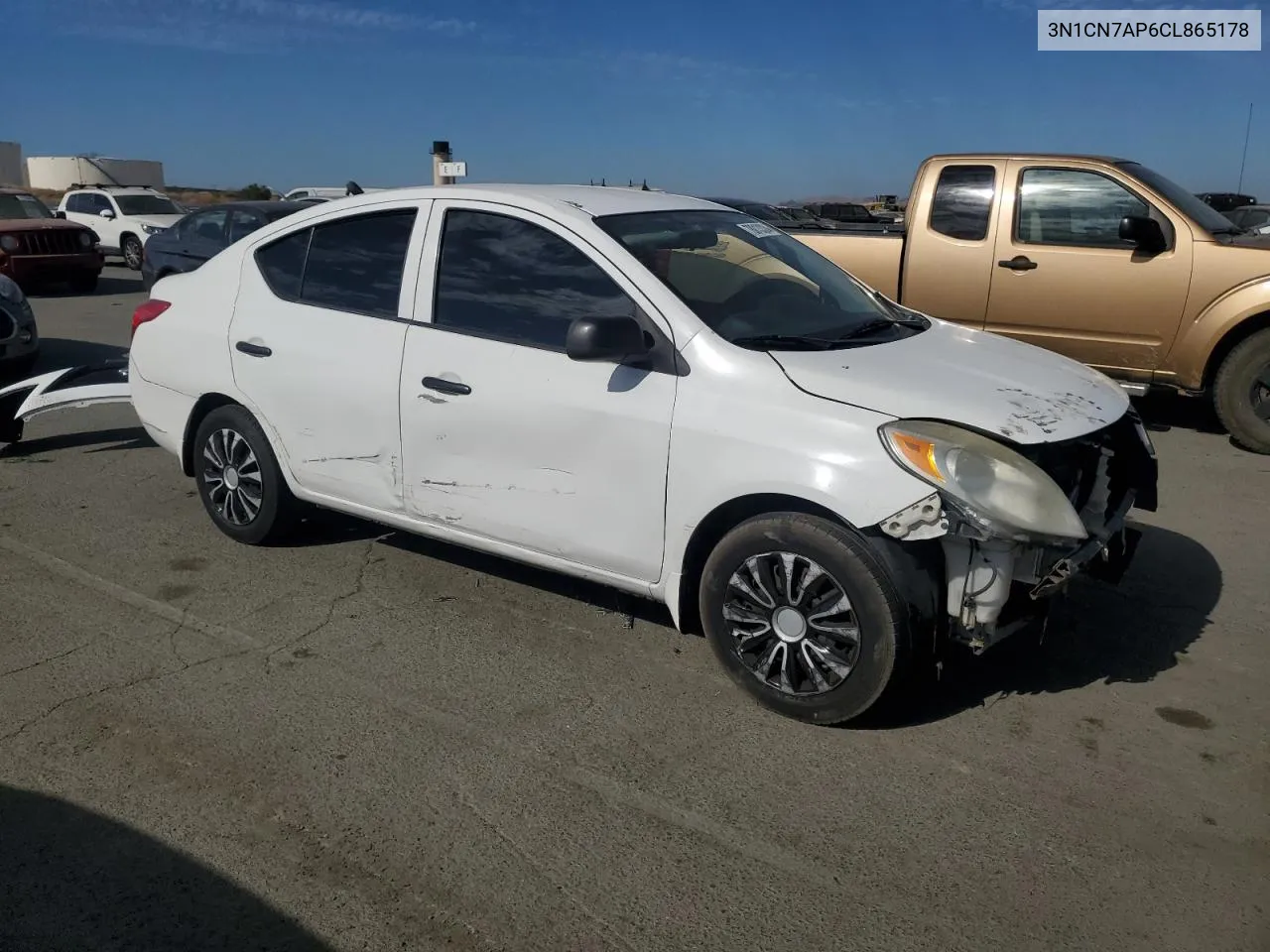 2012 Nissan Versa S VIN: 3N1CN7AP6CL865178 Lot: 78013324