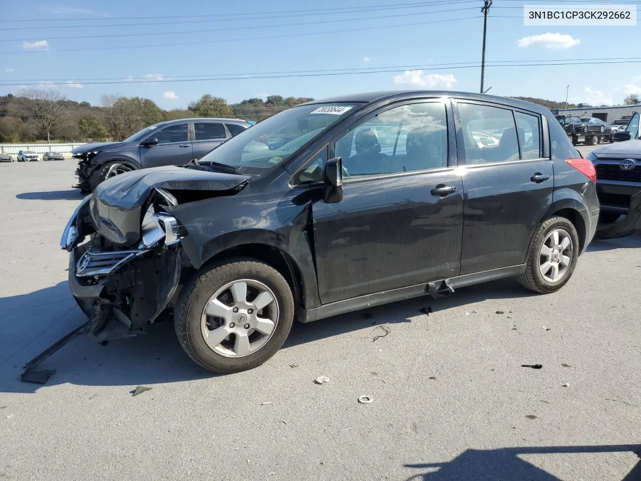 2012 Nissan Versa S VIN: 3N1BC1CP3CK292662 Lot: 78038644