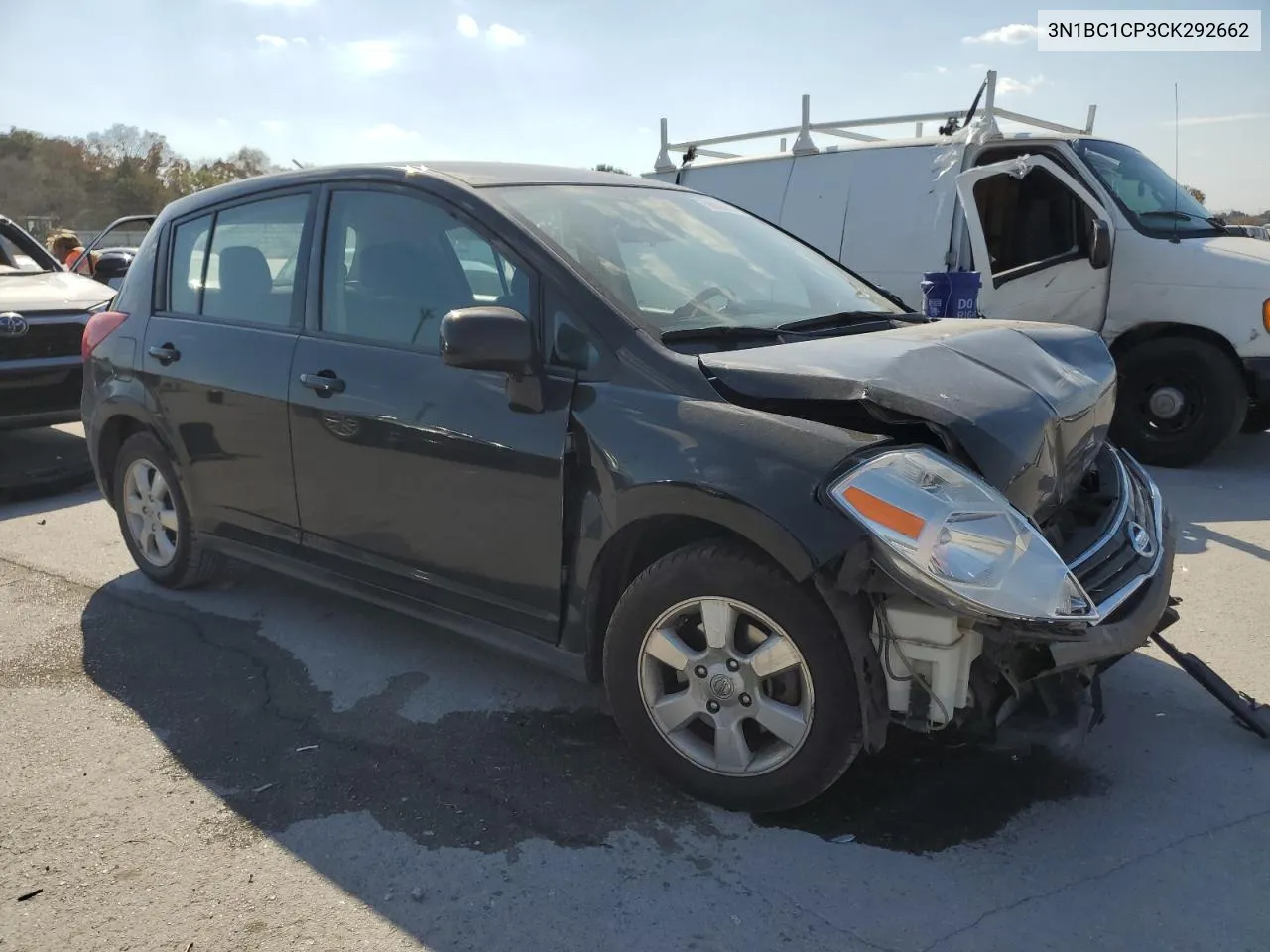 2012 Nissan Versa S VIN: 3N1BC1CP3CK292662 Lot: 78038644