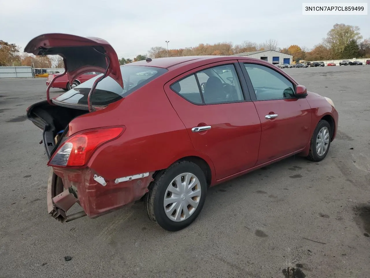 2012 Nissan Versa S VIN: 3N1CN7AP7CL859499 Lot: 78160904