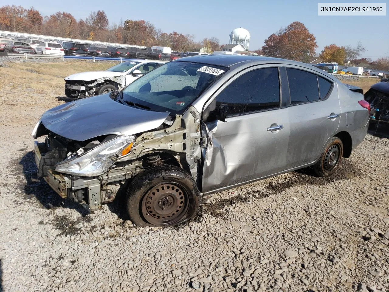 2012 Nissan Versa S VIN: 3N1CN7AP2CL941950 Lot: 78231924