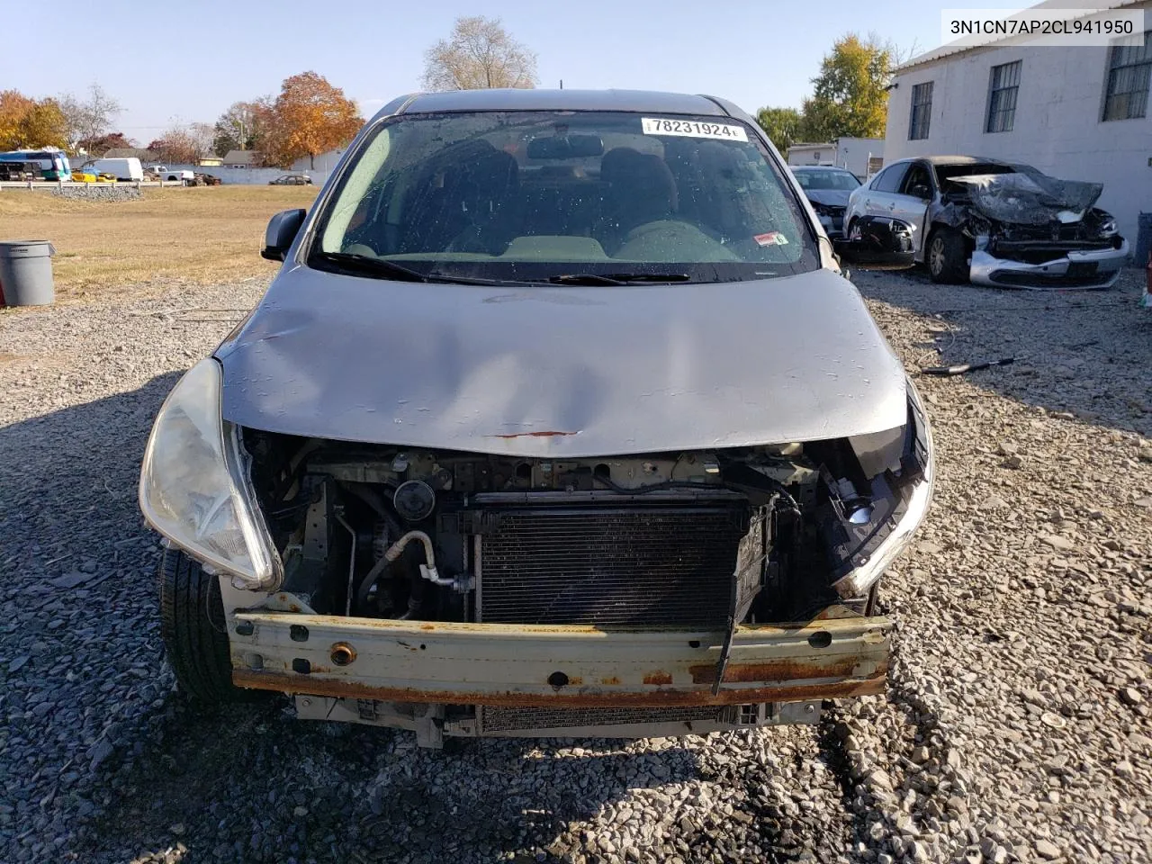 2012 Nissan Versa S VIN: 3N1CN7AP2CL941950 Lot: 78231924