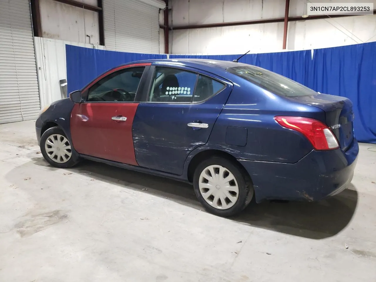 2012 Nissan Versa S VIN: 3N1CN7AP2CL893253 Lot: 78246254