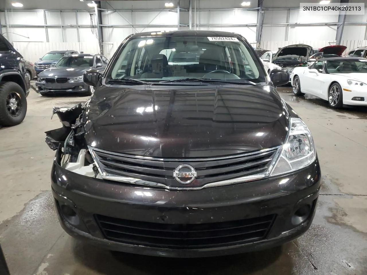 2012 Nissan Versa S VIN: 3N1BC1CP4CK202113 Lot: 78502424