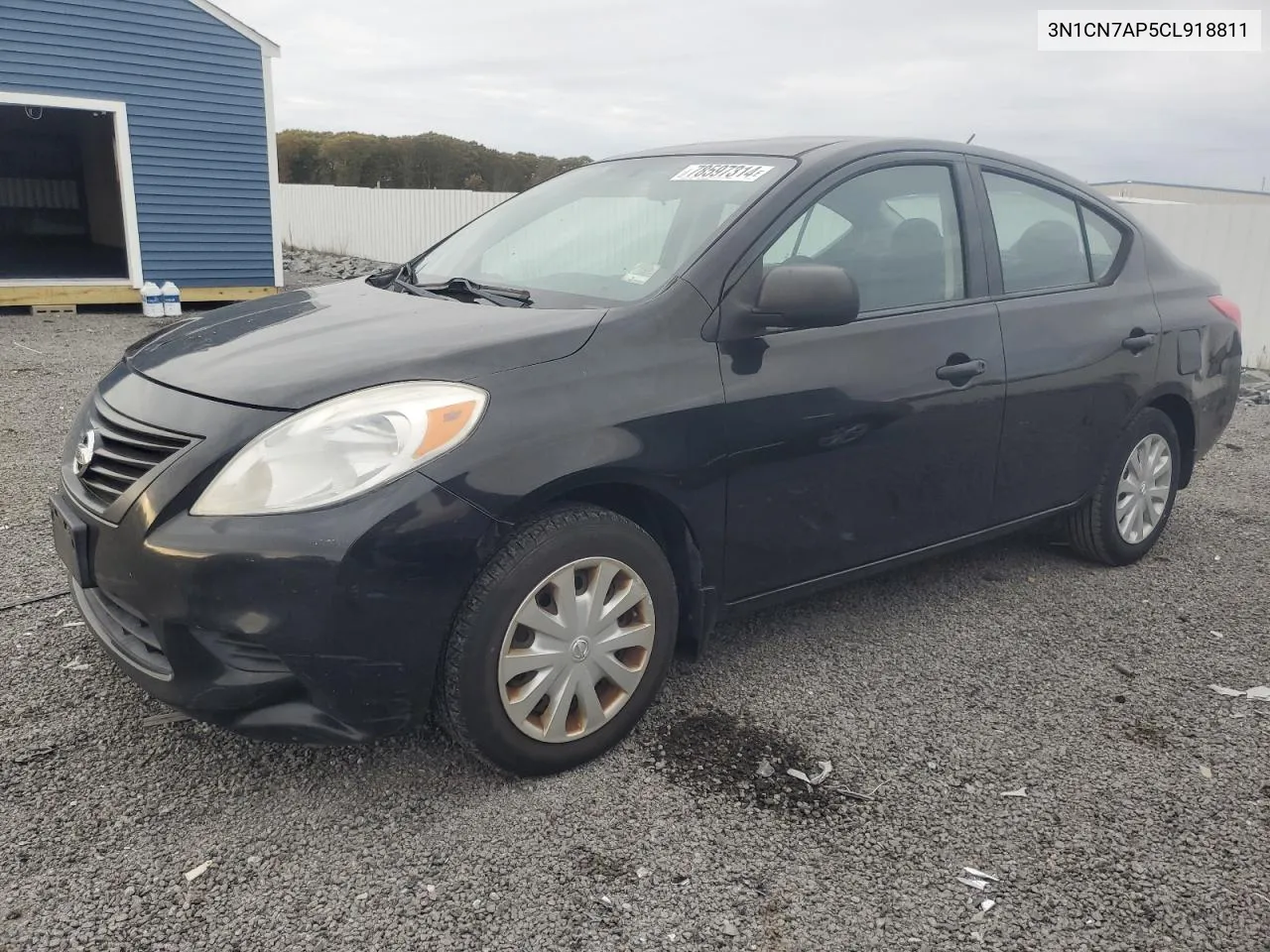 2012 Nissan Versa S VIN: 3N1CN7AP5CL918811 Lot: 78597314