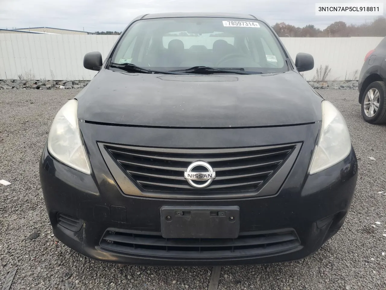 2012 Nissan Versa S VIN: 3N1CN7AP5CL918811 Lot: 78597314