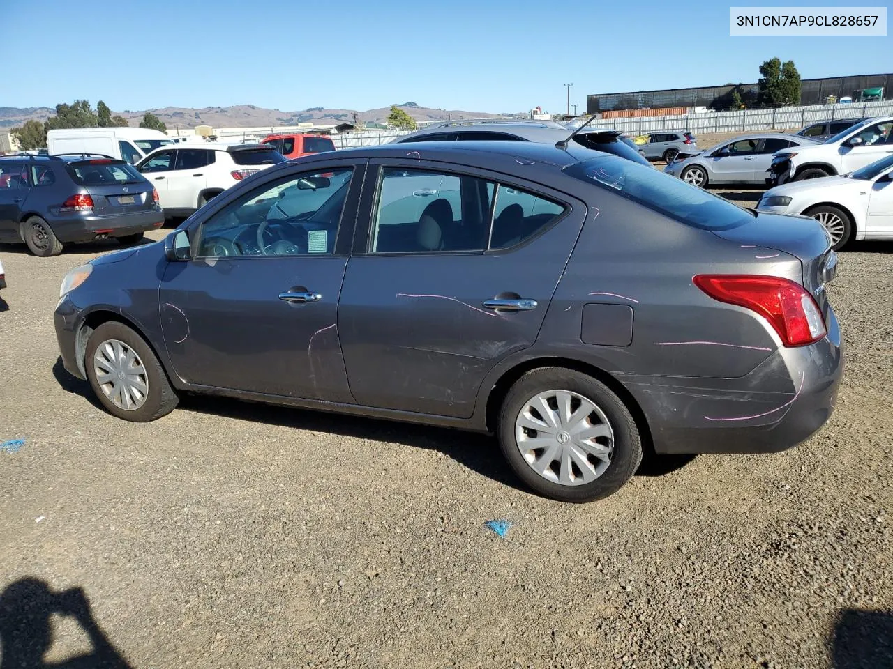 2012 Nissan Versa S VIN: 3N1CN7AP9CL828657 Lot: 78685244